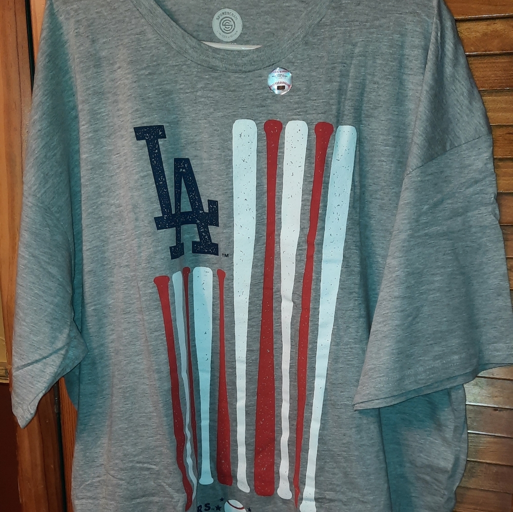 Nwt Sports Crate Dodgers Baseball Tee Size 3XL